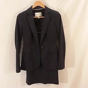 Banana republic navy jacket/skirt suit